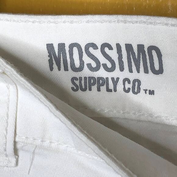 Mossimo White Mid-Rise Midi Shorts 18 New - Picture 6 of 6